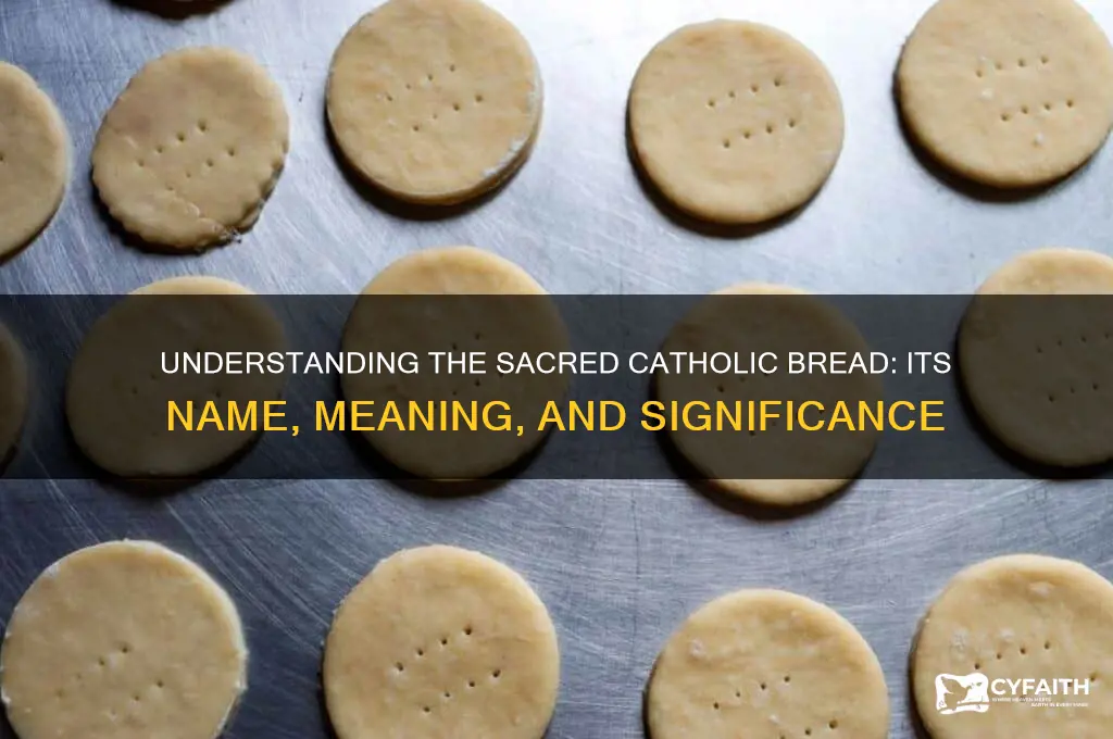 what is the catholic bread called
