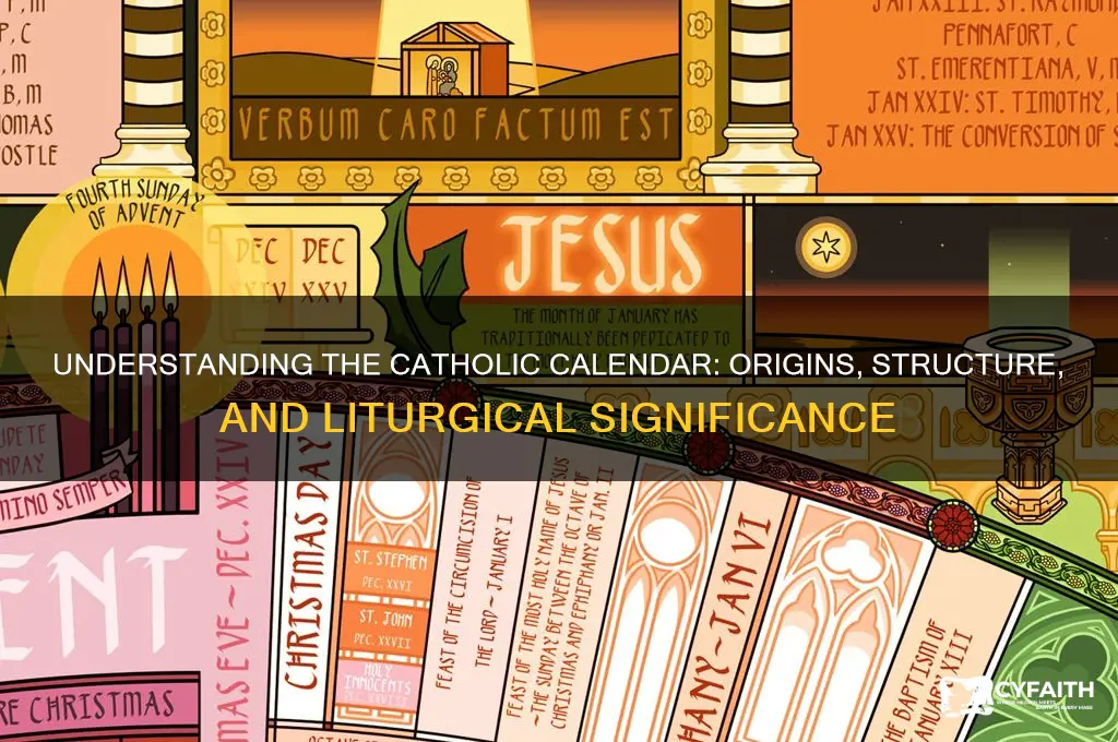 what is the catholic calendar based on