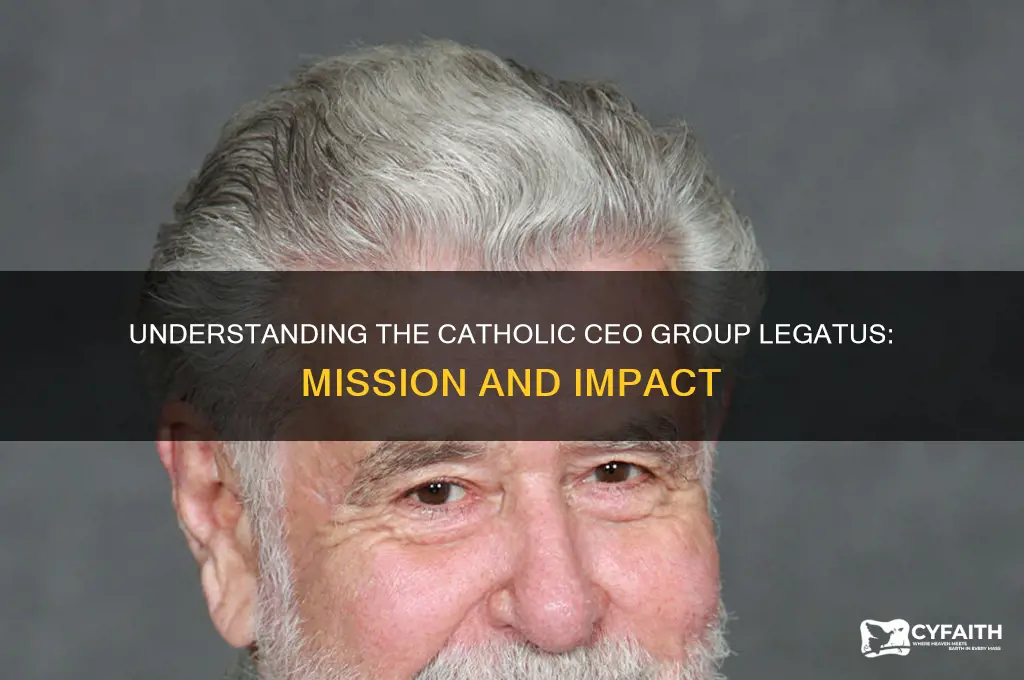 what is the catholic ceo group legates