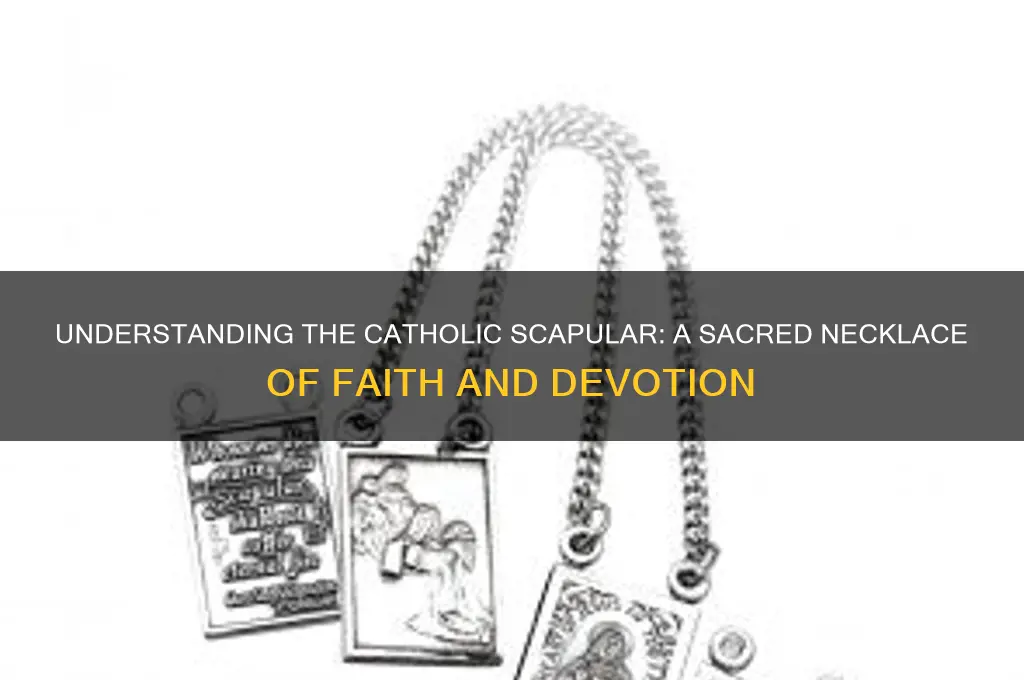 what is the catholic chain worn around the neck