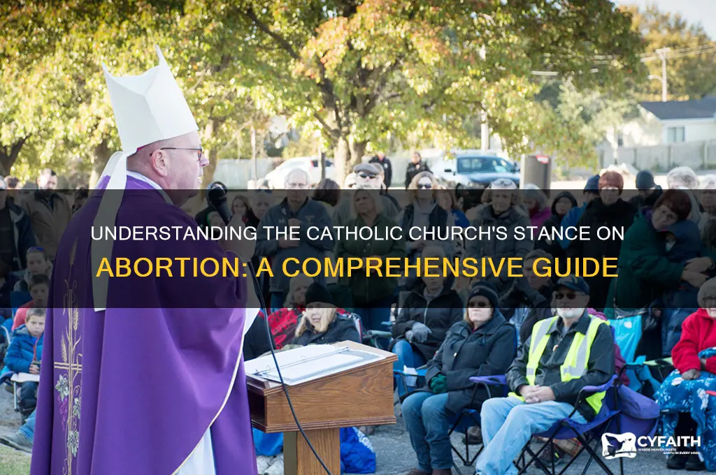 what is the catholic chuches position on abortion