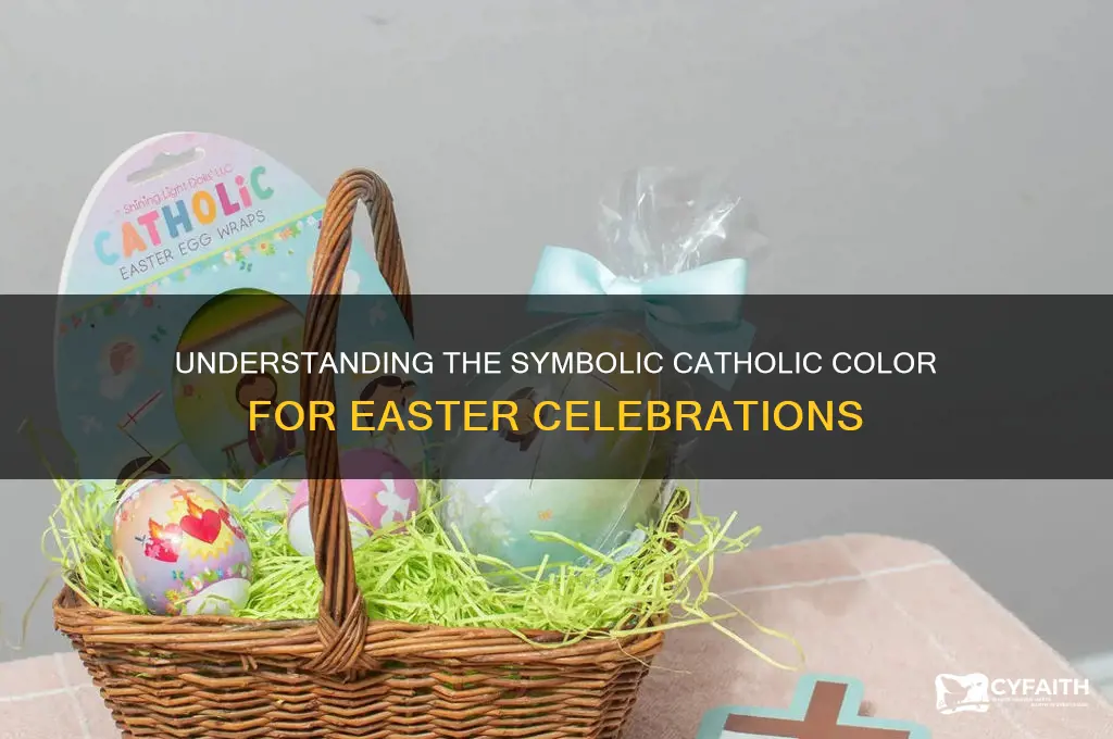 what is the catholic color for easter