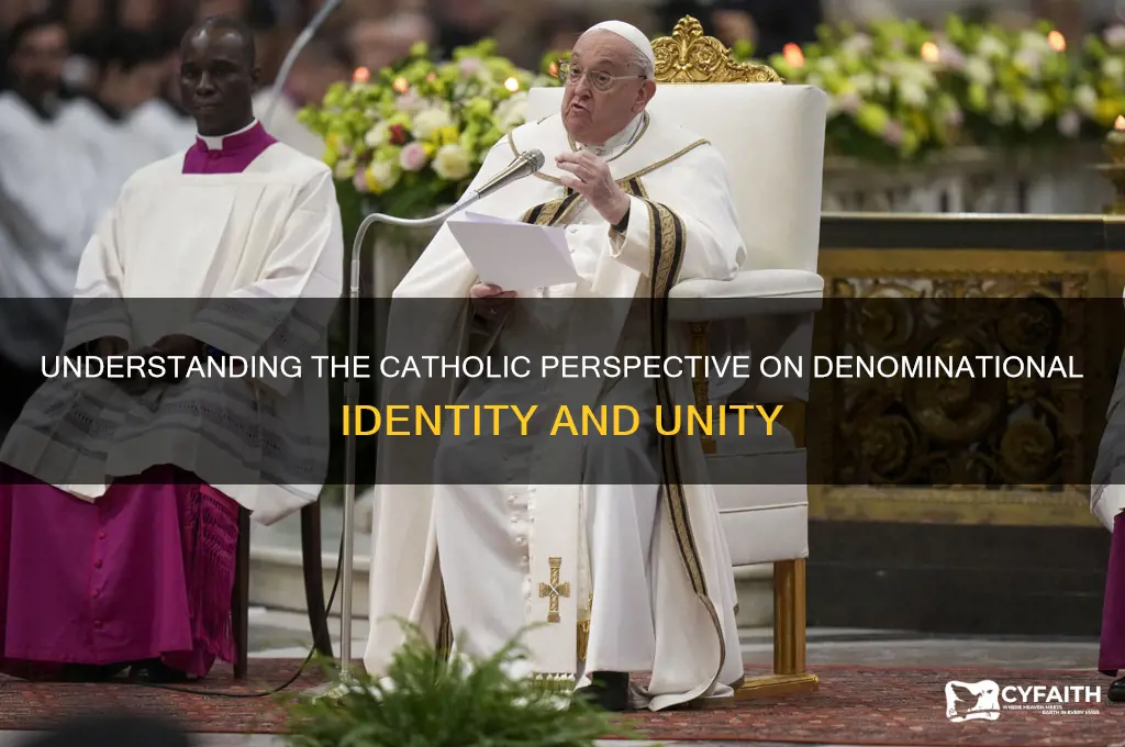 what is the catholic definition of denomination