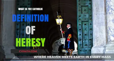 Understanding Heresy: The Catholic Church's Official Definition Explained