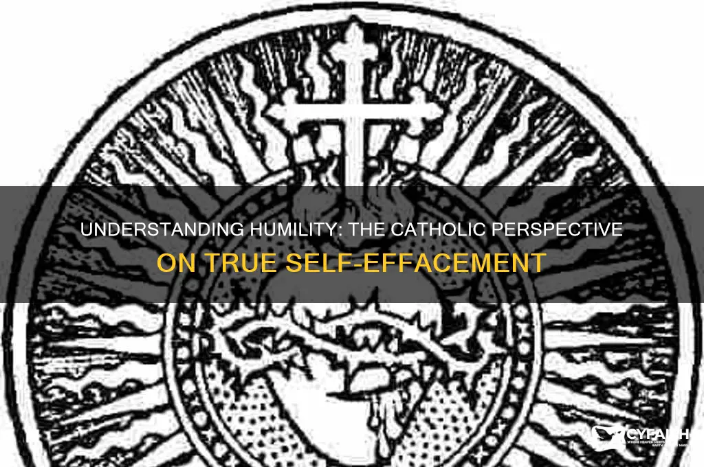 what is the catholic definition of humility