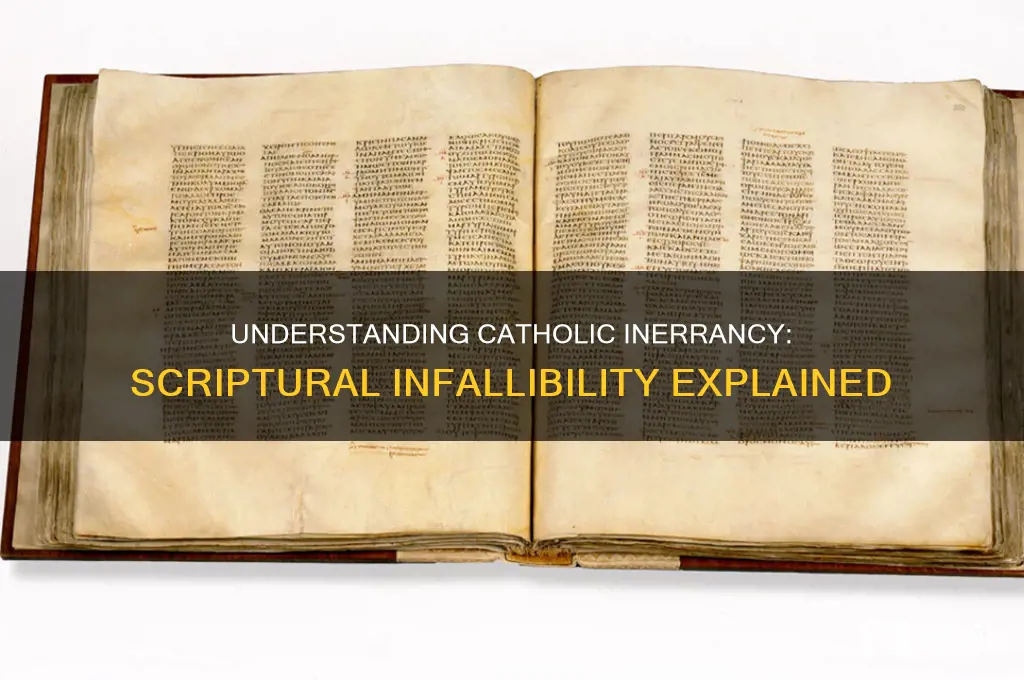 what is the catholic definition of inerrancy