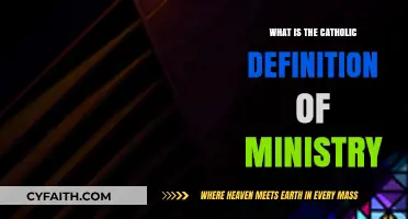Understanding the Catholic Church's Sacred Definition of Ministry