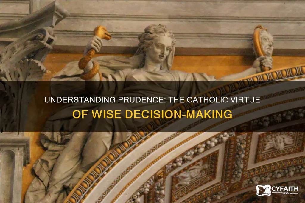 what is the catholic definition of prudence