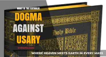 Catholic Dogma on Usury: Understanding the Church's Stance and Teachings