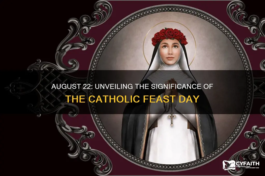 what is the catholic feast day aug 22