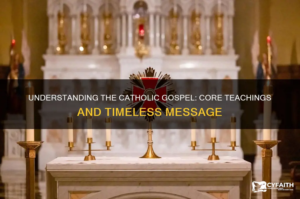 what is the catholic gospel