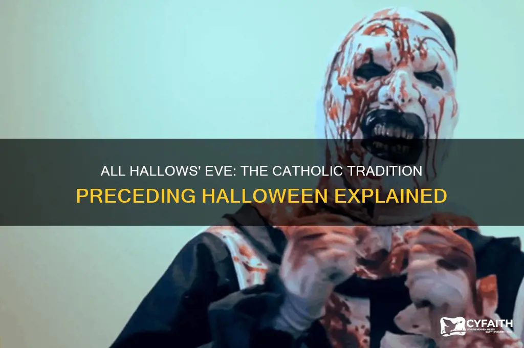what is the catholic holiday before halloween