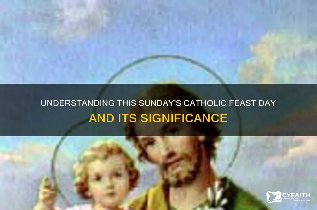 what is the catholic holiday this sunday
