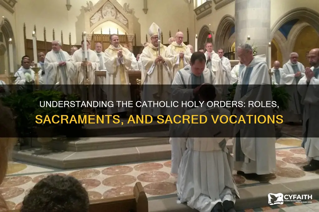 what is the catholic holy or holy orders
