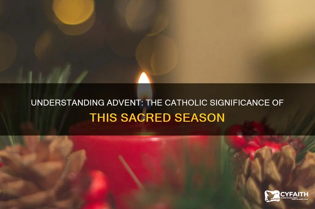 what is the catholic meaninmg of the word advent