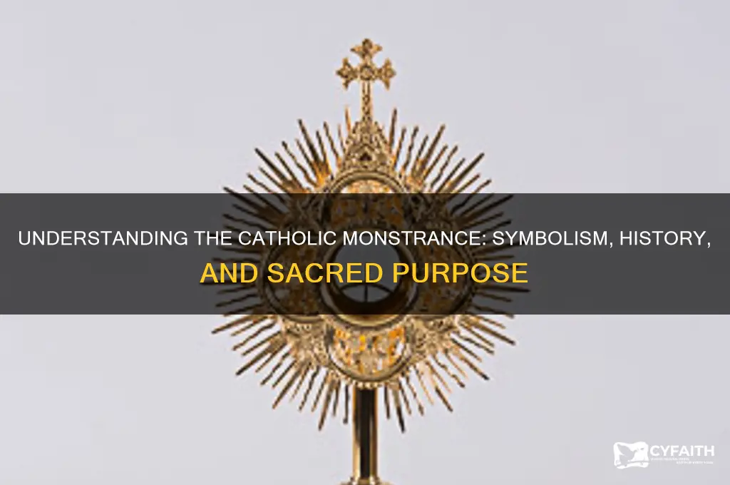 what is the catholic monstrance