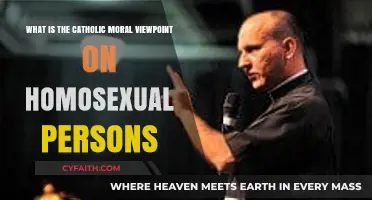 Catholic Moral Teachings on Homosexuality: Understanding the Church's Perspective