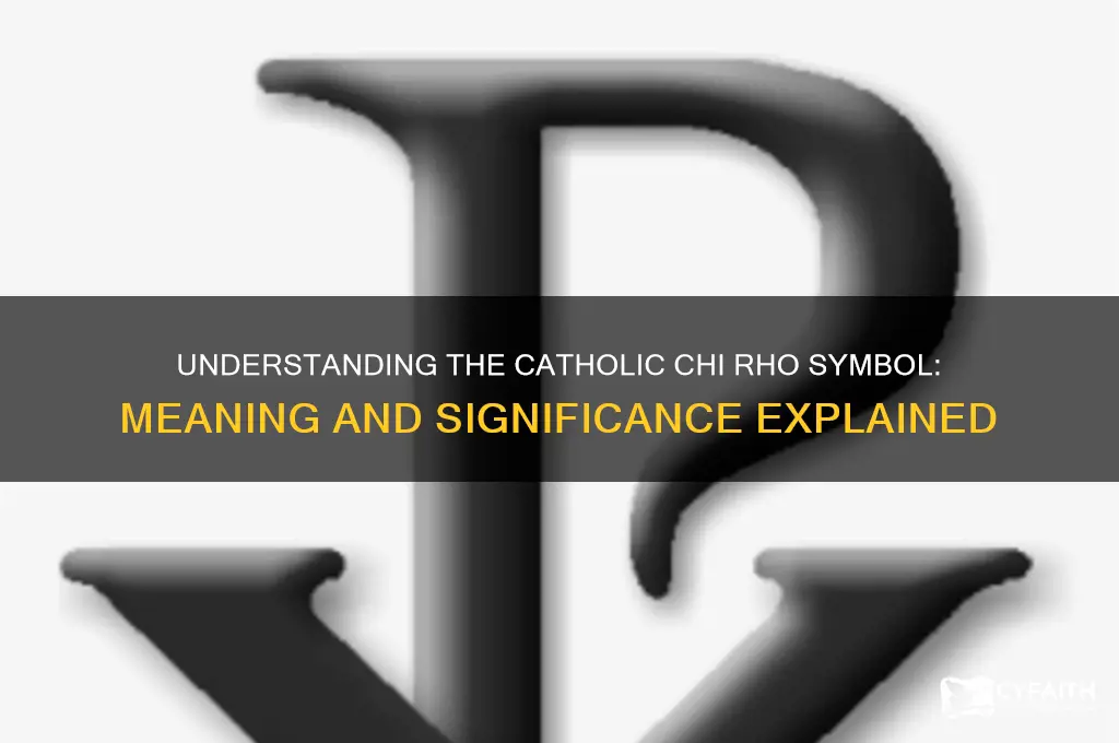 what is the catholic p and x symbol