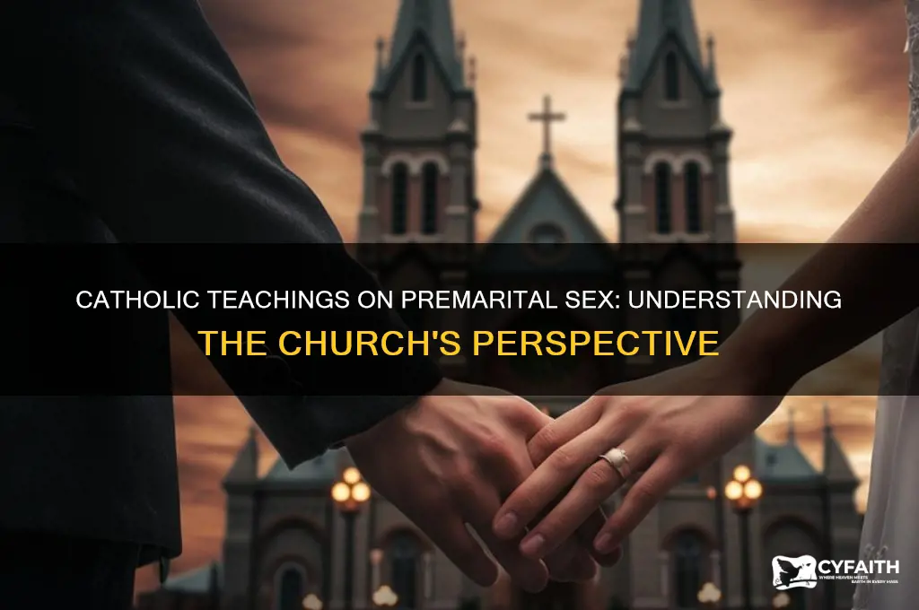 what is the catholic perspective on premarital sex