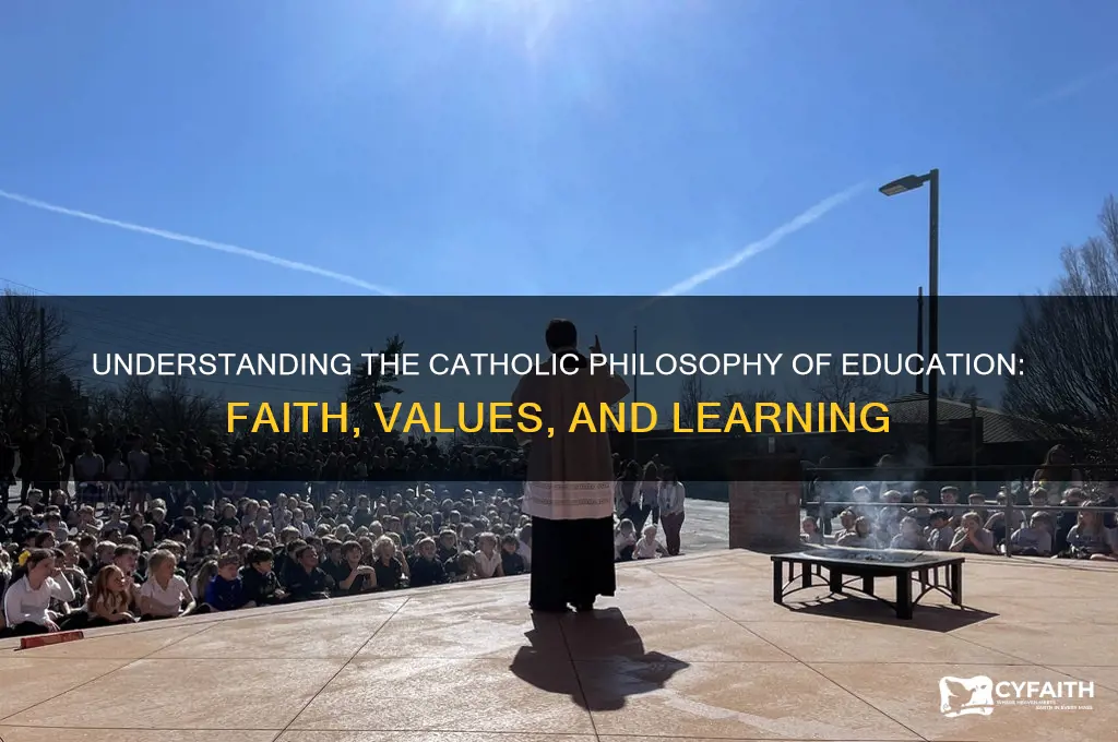 what is the catholic philosophy of education
