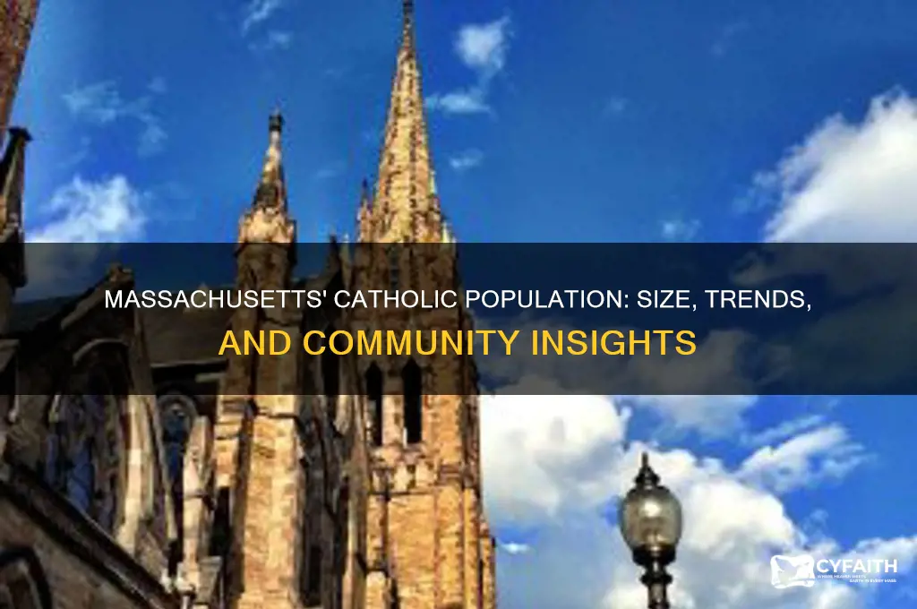 what is the catholic population of massachusetts