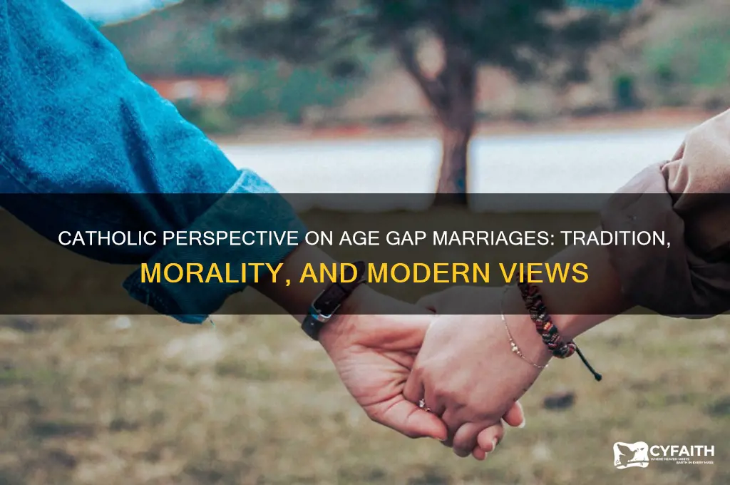what is the catholic position on age gap marriages