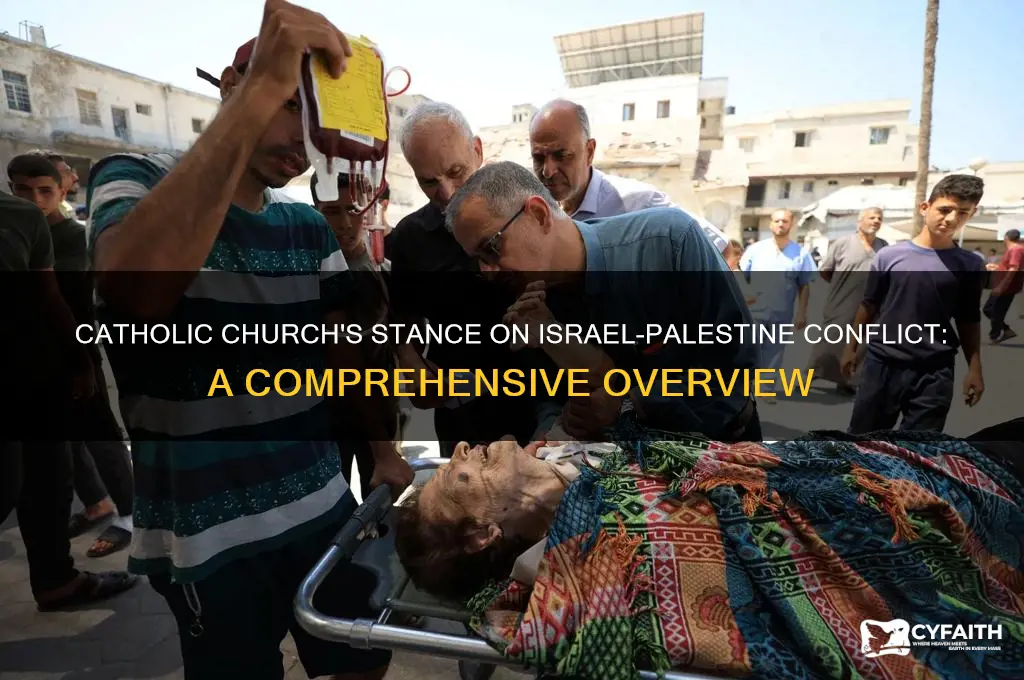what is the catholic position on israel palestine