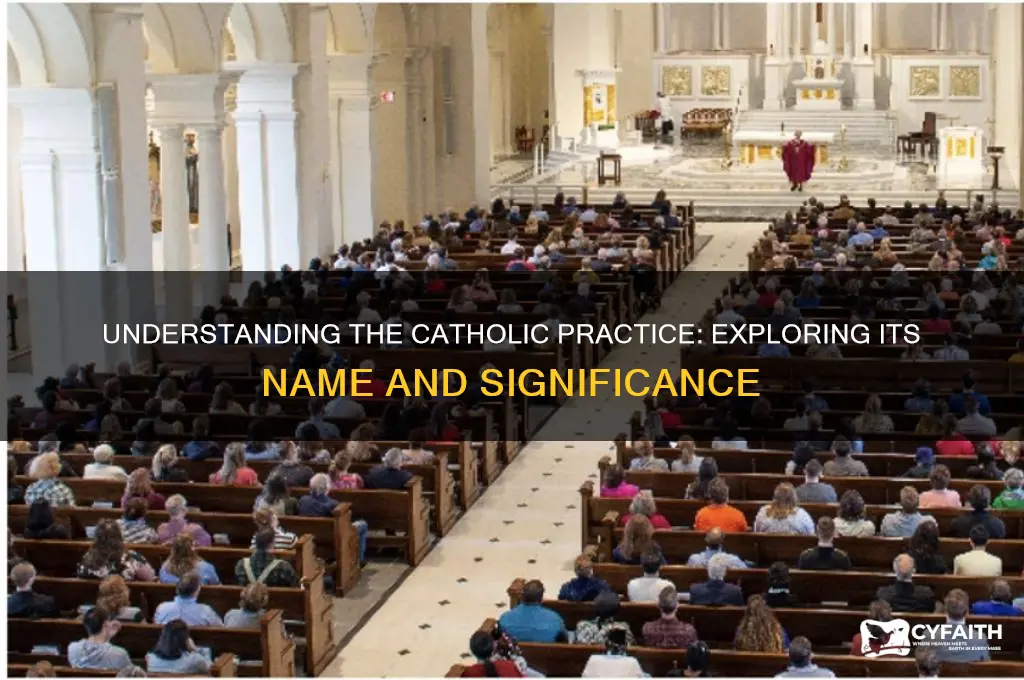 what is the catholic practice called