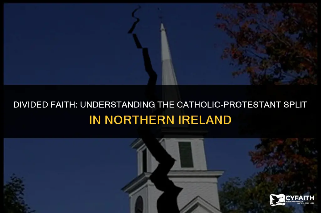what is the catholic protestant split in northern ireland