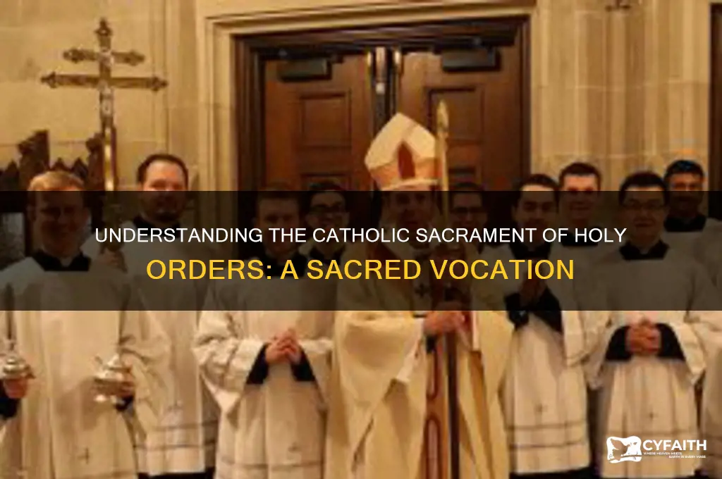 what is the catholic sacrament of holy orders