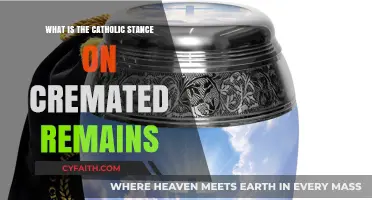 Catholic Church's Teaching on Cremation and Handling Ashes