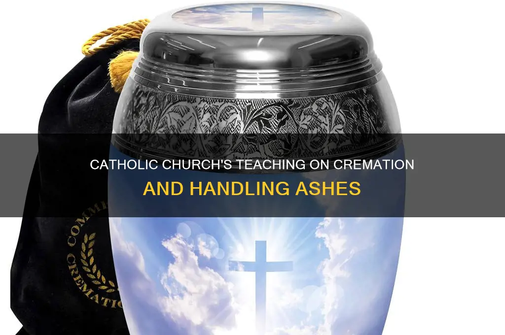 what is the catholic stance on cremated remains