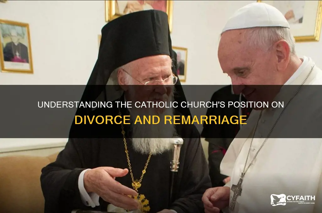 what is the catholic stand on divorce