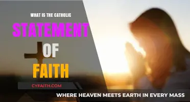 Understanding the Core Catholic Statement of Faith: Beliefs and Principles