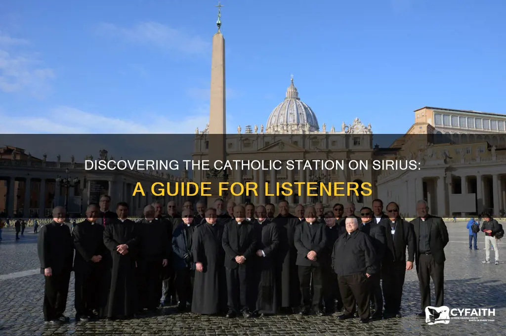 what is the catholic station on sirius