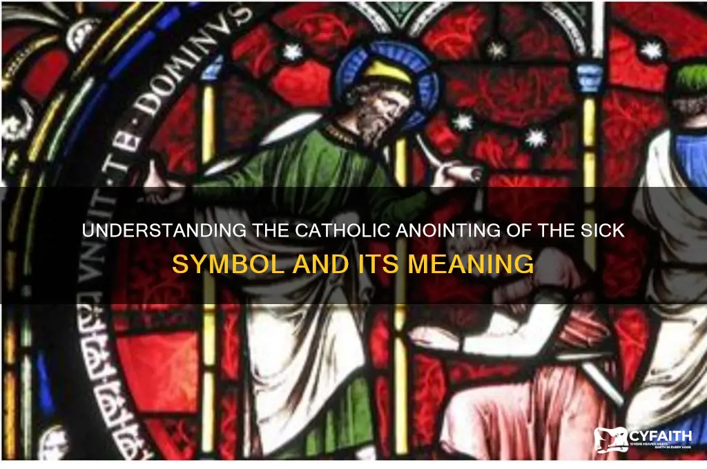 what is the catholic symbol for anointing of the sick