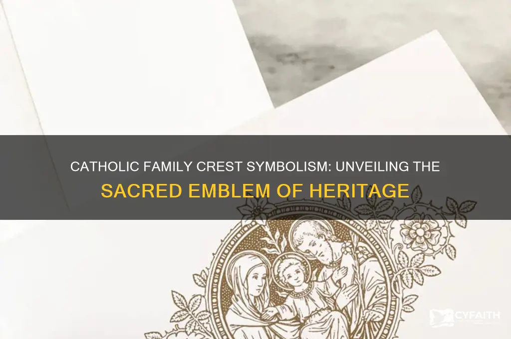 what is the catholic symbol for family crest