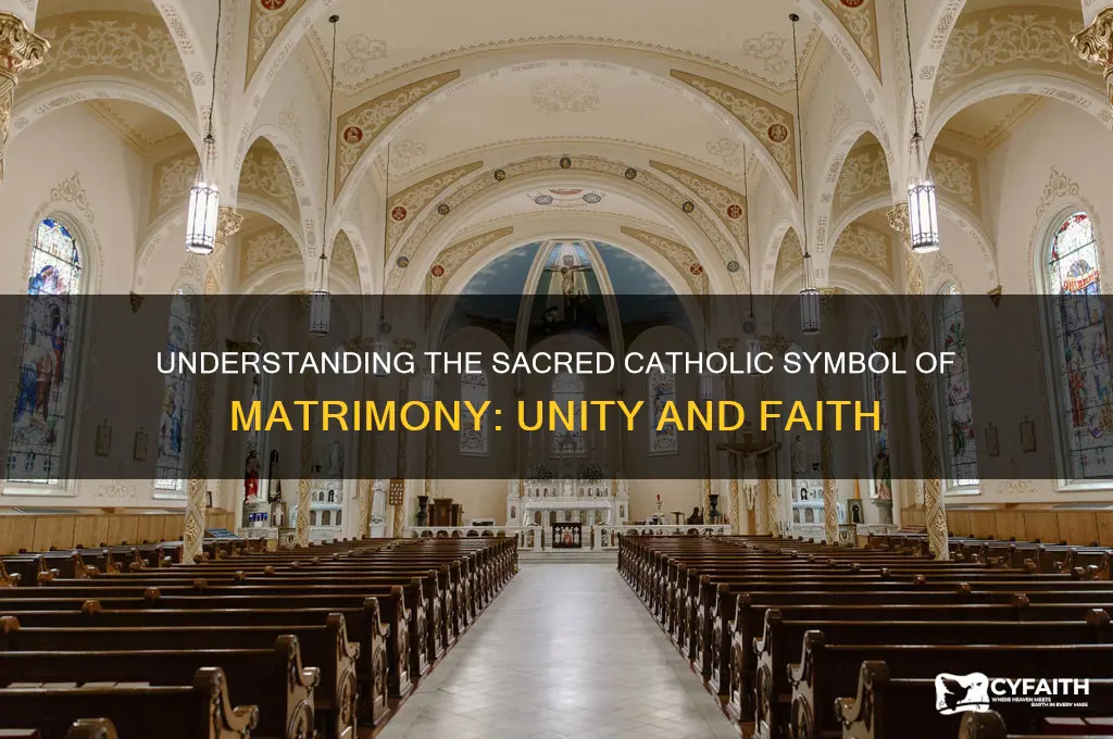 what is the catholic symbol for matrimony