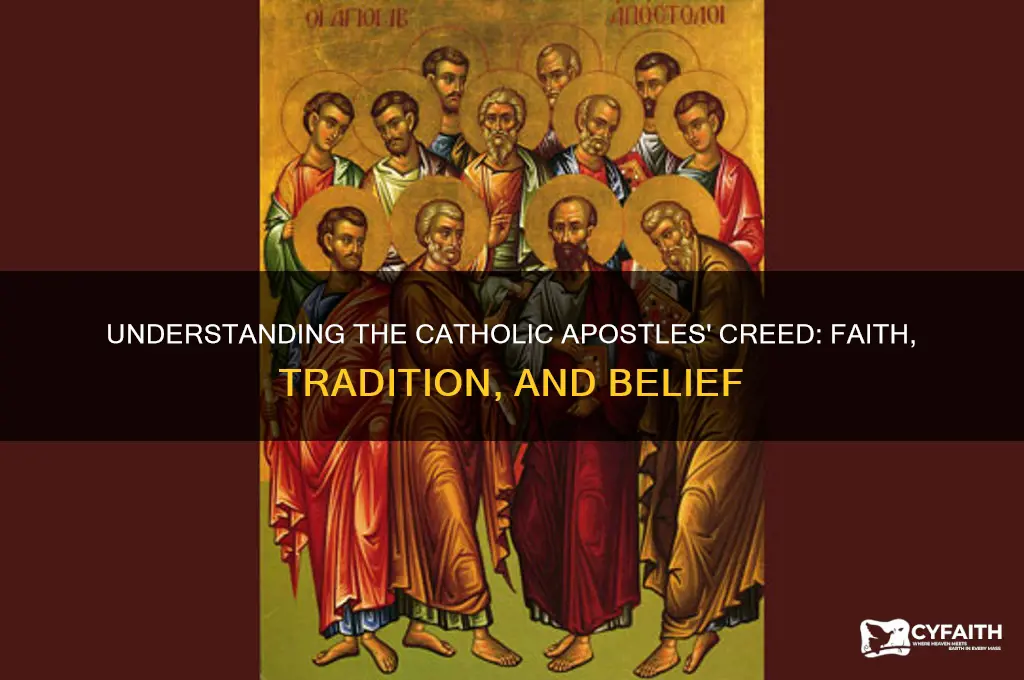 what is the catholic version of the apostles creed