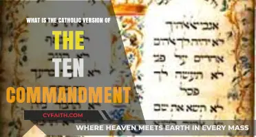 Understanding the Catholic Adaptation of the Ten Commandments