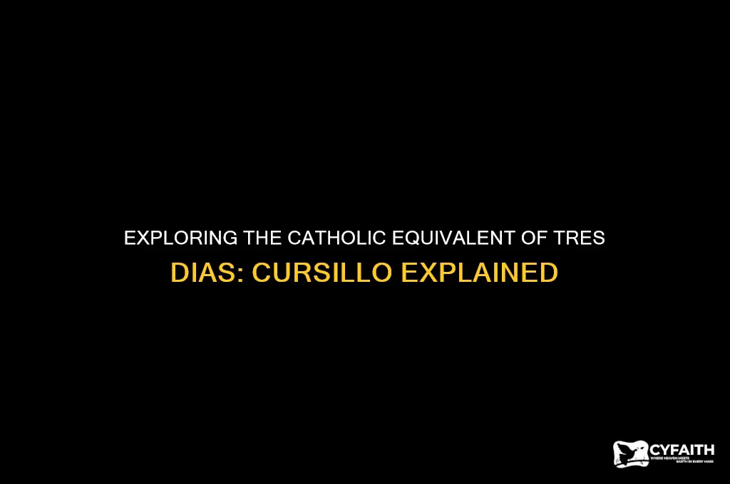 what is the catholic version of tres dias called
