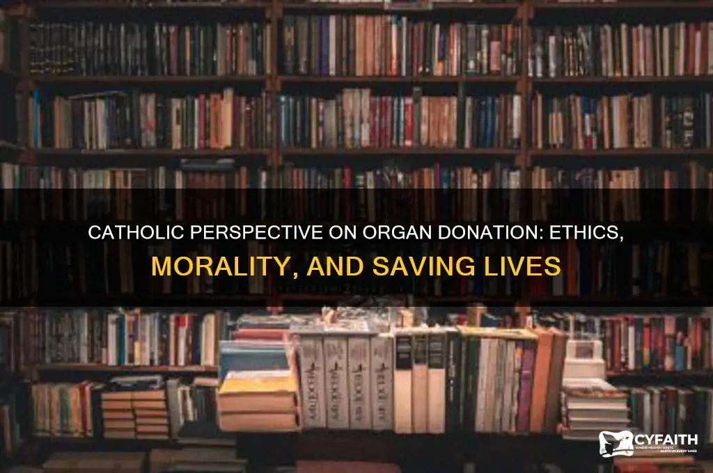 what is the catholic view on organ donation