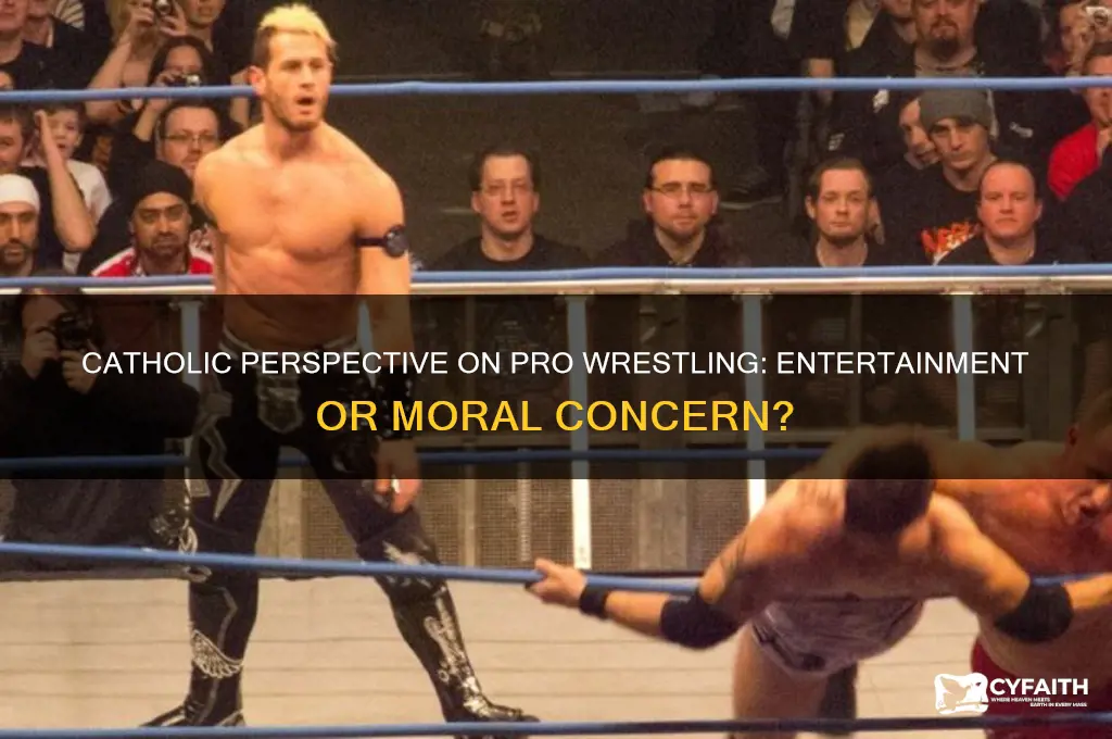 what is the catholic view on pro wrestling