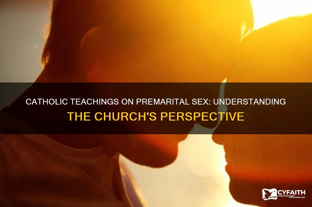what is the catholic view on sex before marriage