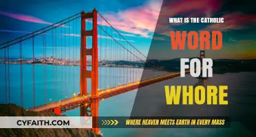 Understanding the Catholic Term for 'Whore': A Historical and Theological Perspective