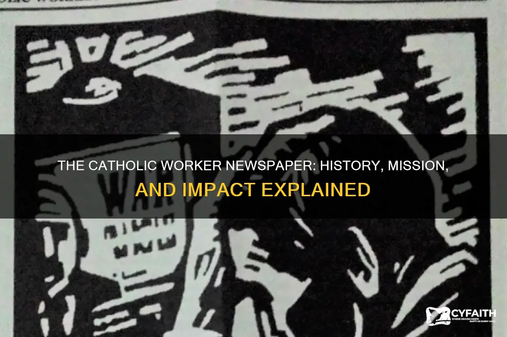 what is the catholic worker newspaper