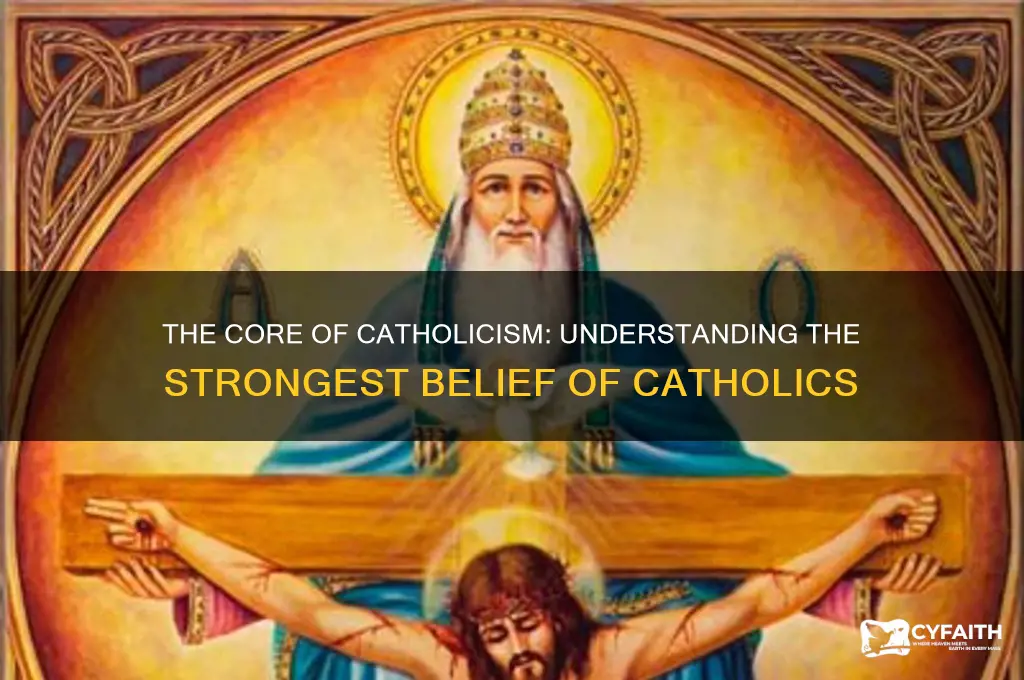 what is the catholics strongest beleif