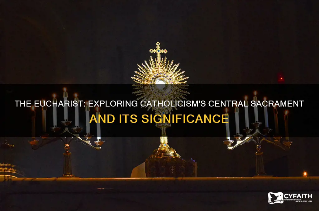 what is the central sacrament in catholic teaching