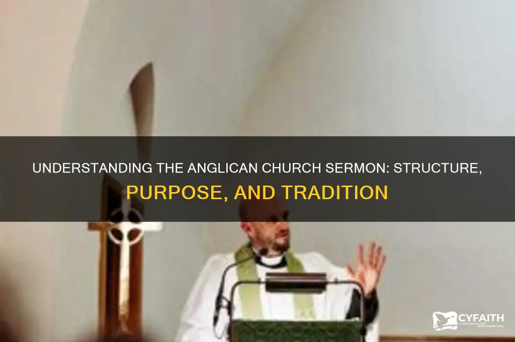 what is the church sermon anglican
