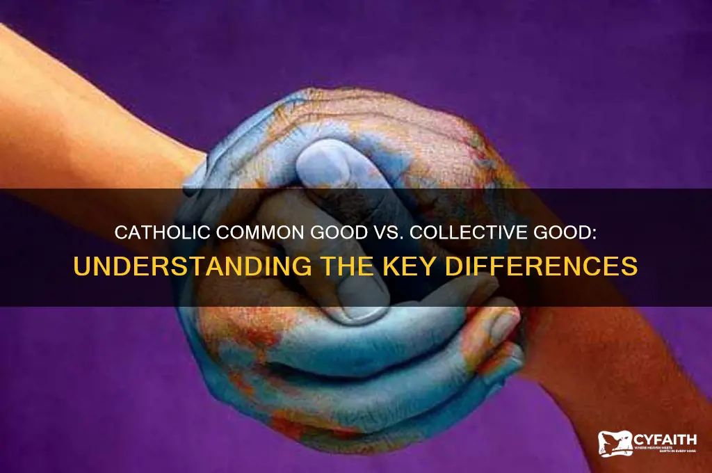 what is the common good catholic versus the collective good